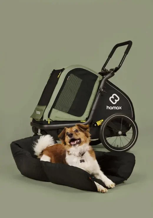 Hamax Pluto Multi-functional Dog Stroller & Dog Bike Trailer | Medium