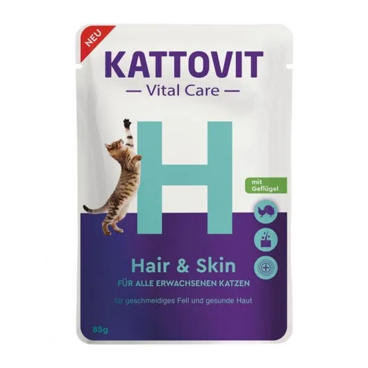 Kattovit PB Vital Care Hair & Skin - 24x85g
