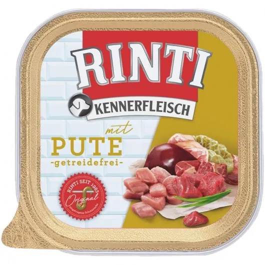 Rinti Schale Kennerfleisch mit Pute - 9x300g