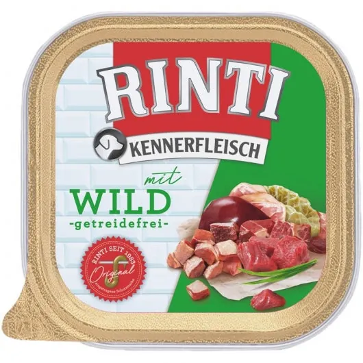 Rinti Schale Kennerfleisch mit Wild - 9x300g