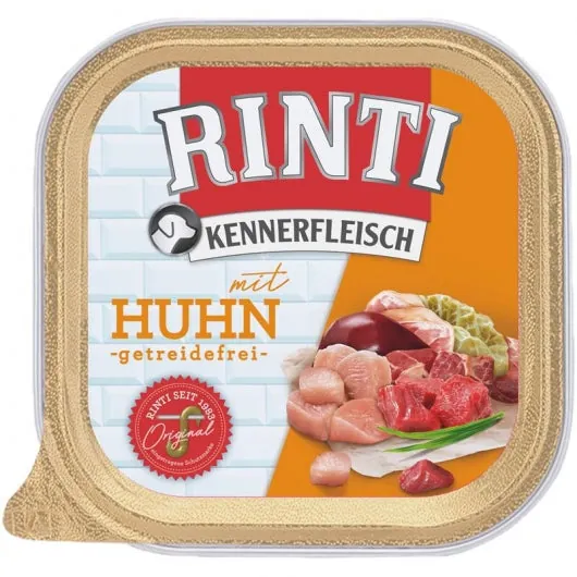 Rinti Schale Kennerfleisch mit Huhn - 9x300g