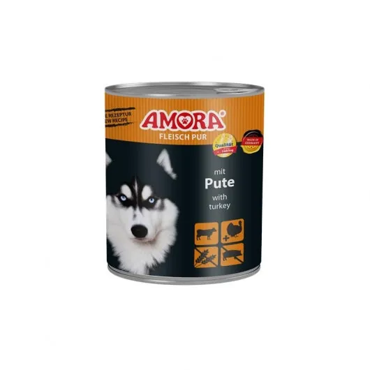 AMORA Dog Fleisch Pur Pute - 6x800g