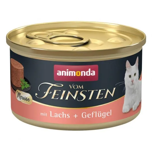Animonda vom Feinsten Mousse Adult Lachs & Geflügel - 12x85g