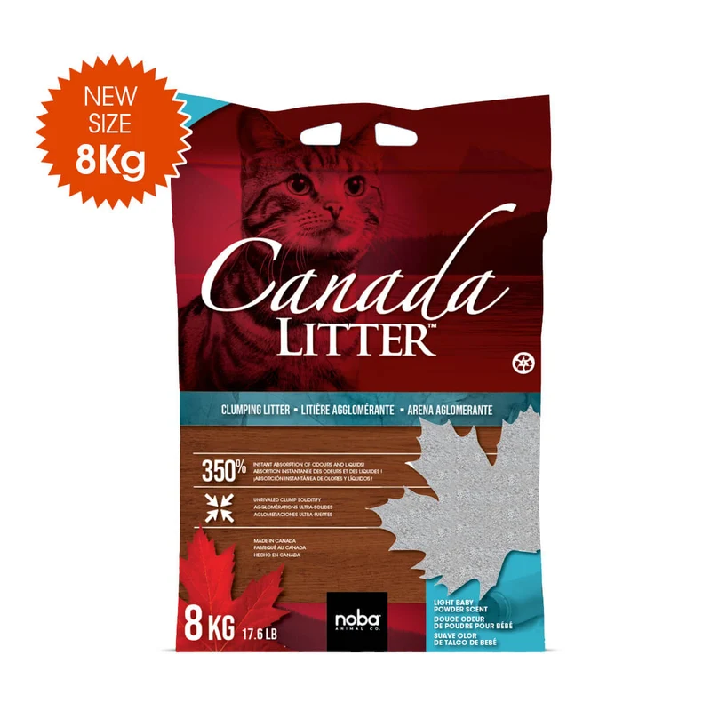Canada LITTER Baby Powder Scented Clumping Cat Litter