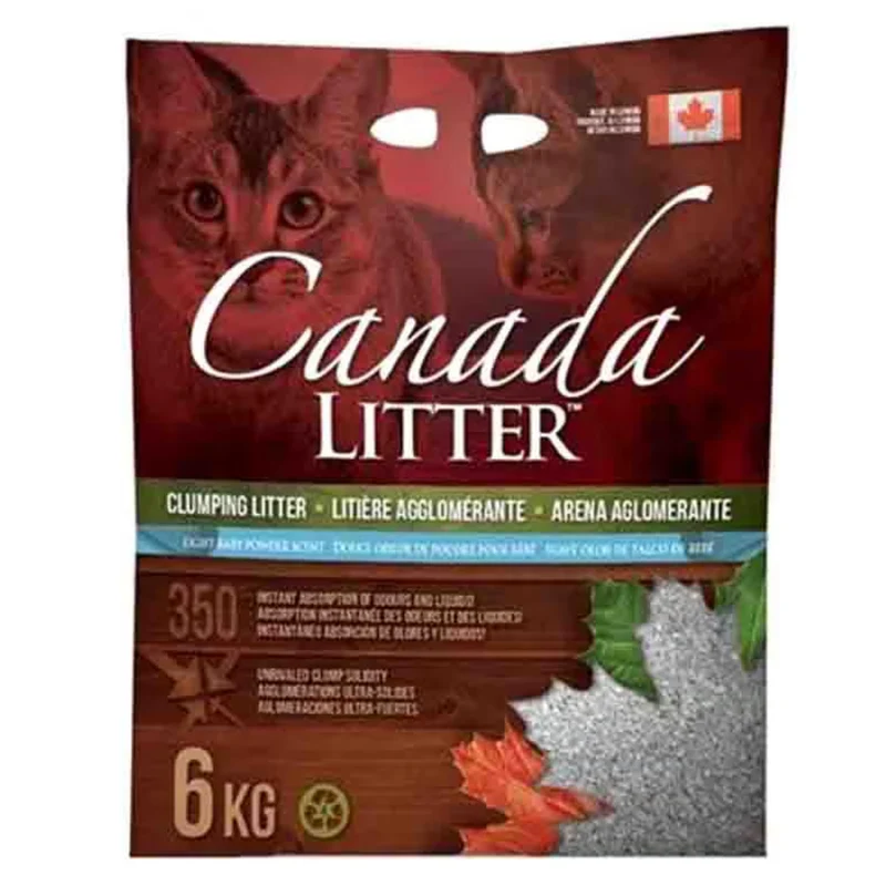 Canada LITTER Baby Powder Scented Clumping Cat Litter
