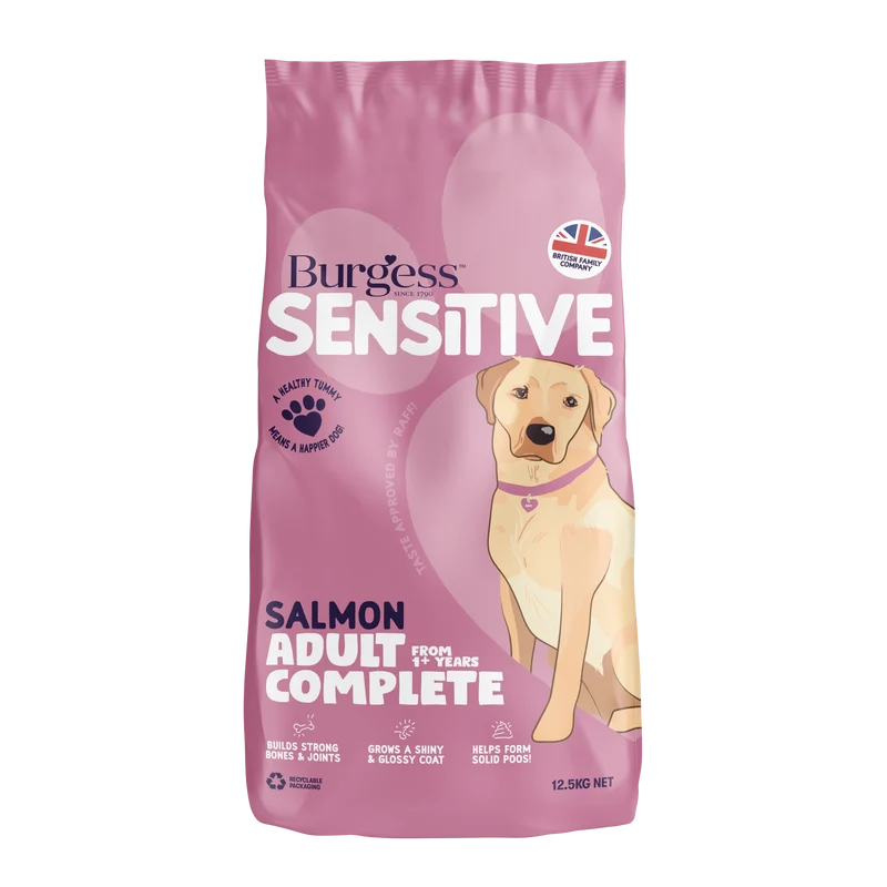 Burgess Sensitive Adult Dry Dog Food Salmon