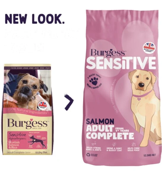 Burgess Sensitive Adult Dry Dog Food Salmon