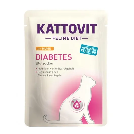Kattovit PB Feline Diet Diabetes Huhn - 24x85g