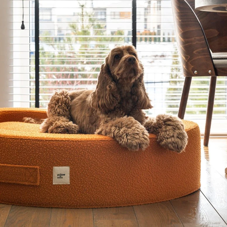 PillowVilla Casentino Wool Dog Bed CUDDLY BEAN