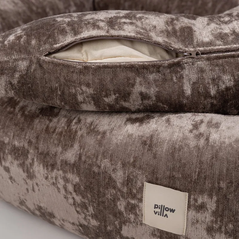 PillowVilla Memory Foam Dog Bed LOUNGE