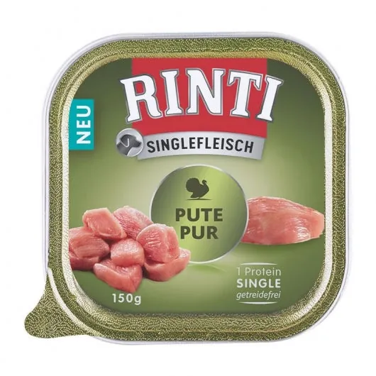 Rinti Schale Singlefleisch Pute Pur - 10x150g
