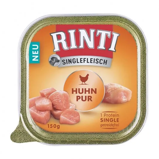 Rinti Schale Singlefleisch Huhn Pur - 10x150g