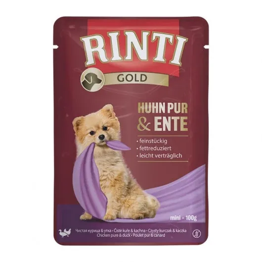 Rinti PB Gold Huhn Pur & Ente - 10x100g