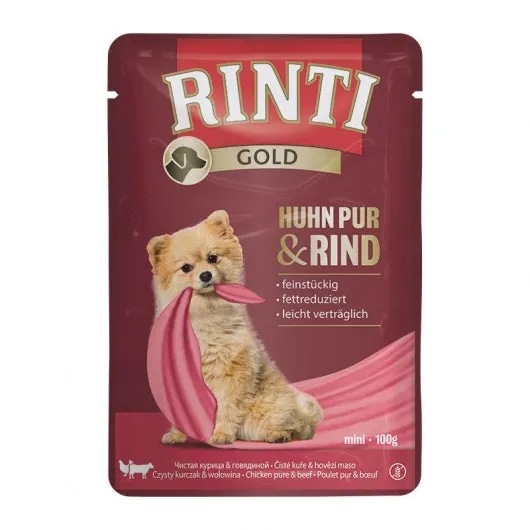 Rinti PB Gold Huhn Pur & Rind - 10x100g