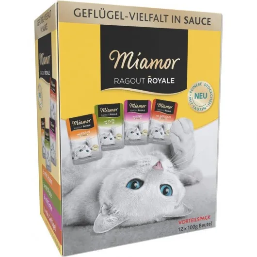 Miamor MP Ragout Royale Geflügelvielfalt in Sauce 12x - 4x100g