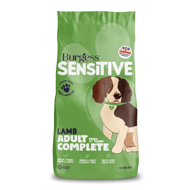 Burgess Sensitive Adult Dry Dog Food Lamb