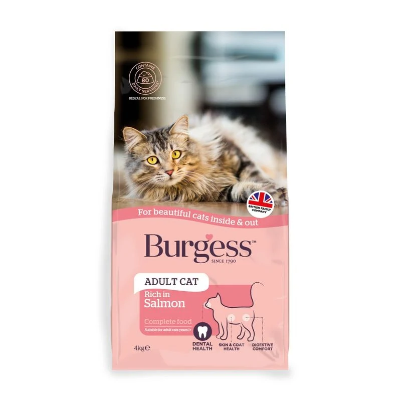 Burgess Complete Scottish Salmon Adult Cat Dry Food