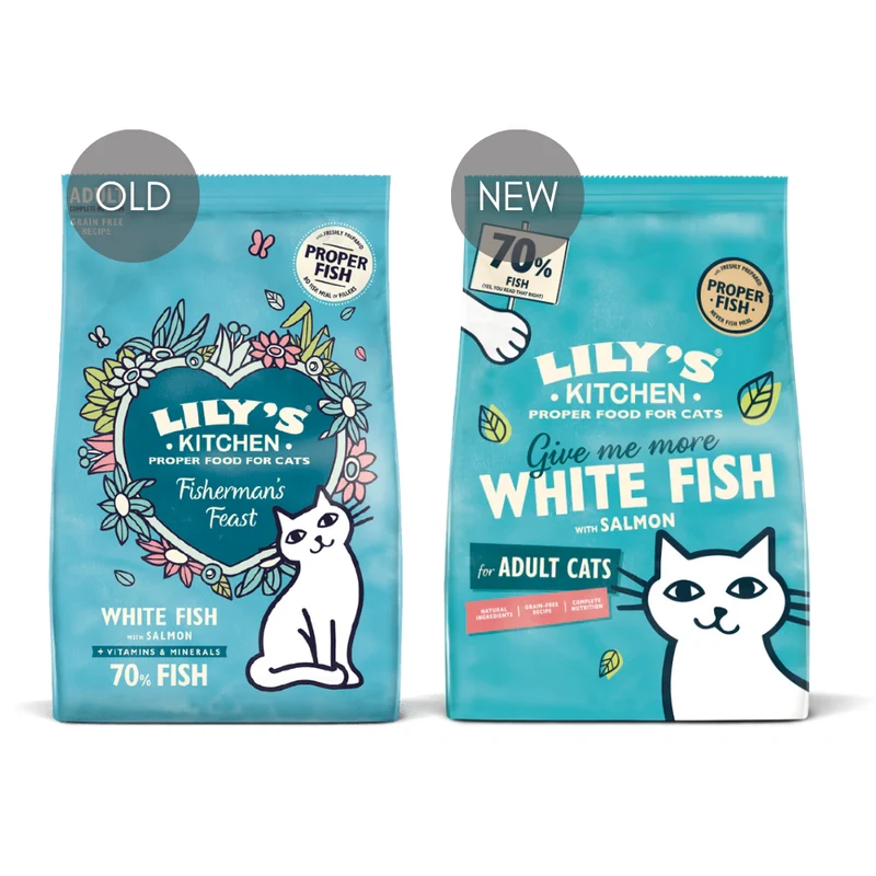 Lily's Kitchen Fisherman's Feast White Fish & Salmon Dry Cat Food