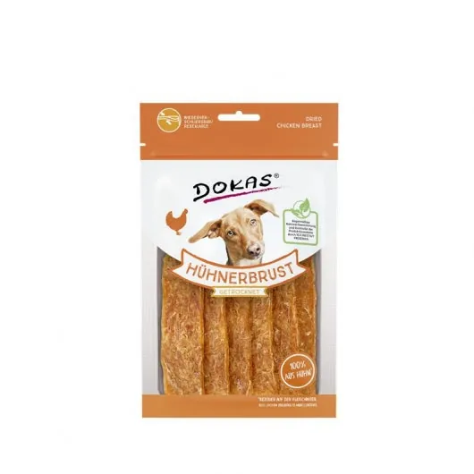 Dokas Dog Snack Hühnerbrust getrocknet - 70 g