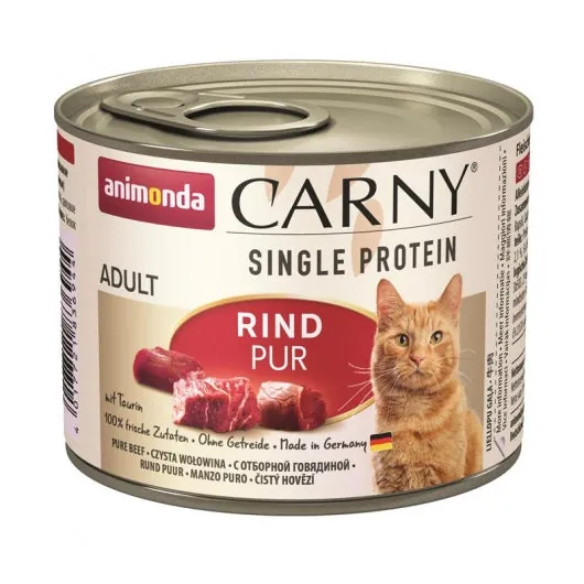 Animonda Cat Dose Carny Adult Single Protein Rind - 6x200g