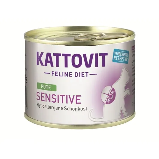 Kattovit Dose Feline Diet Sensitive Pute - 12x185 g