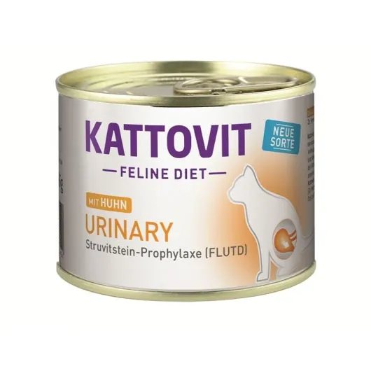 Kattovit Dose Feline Diet Urinary Huhn - 12x185g