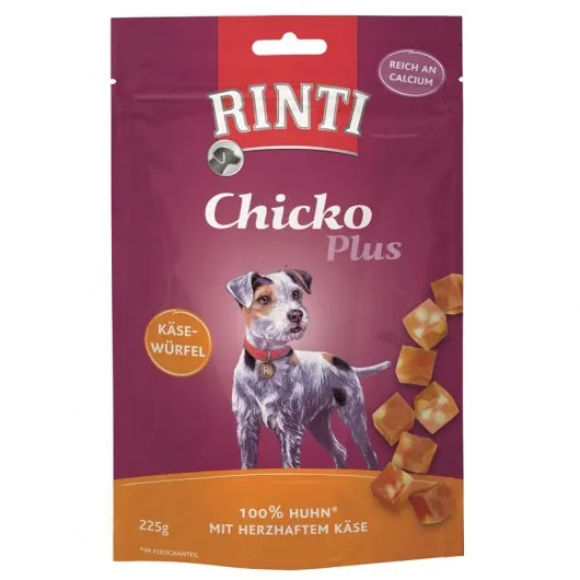 Rinti Chicko Plus Käsewürfel Huhn - 225g