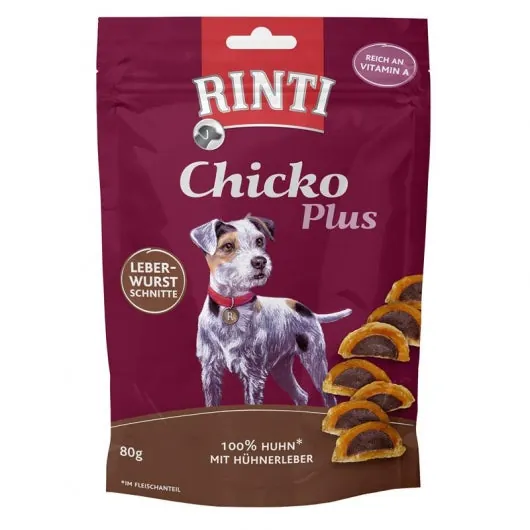 Rinti Chicko Plus Leberwurstschnitte - 80 g