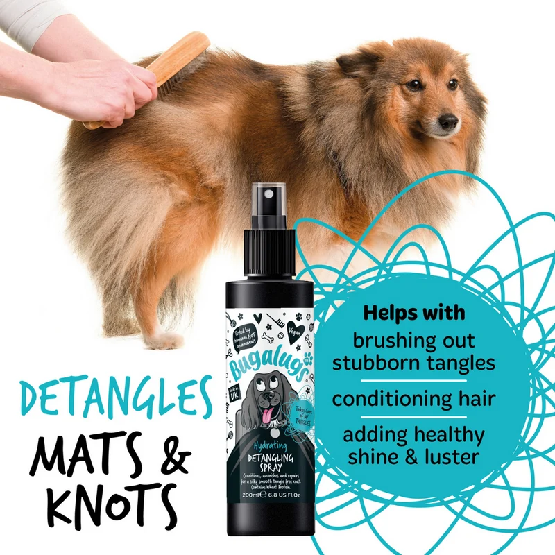 Bugalugs Hydrating Detangling Dog Spray 200ML
