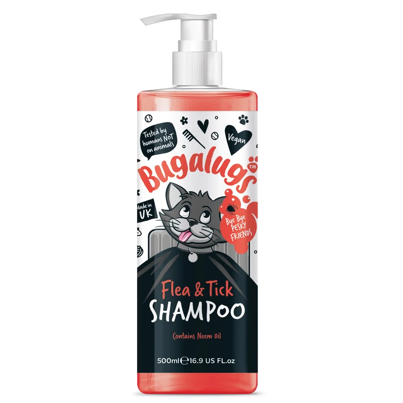 Bugalugs Flea & Tick Cat Shampoo 500ML