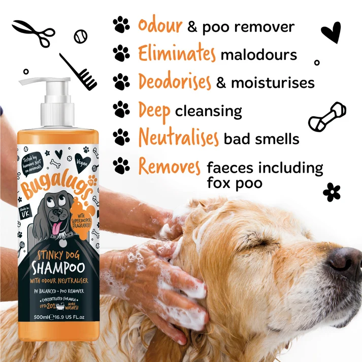 Bugalugs Stinky Dog Odour Neutraliser Shampoo - 500ML