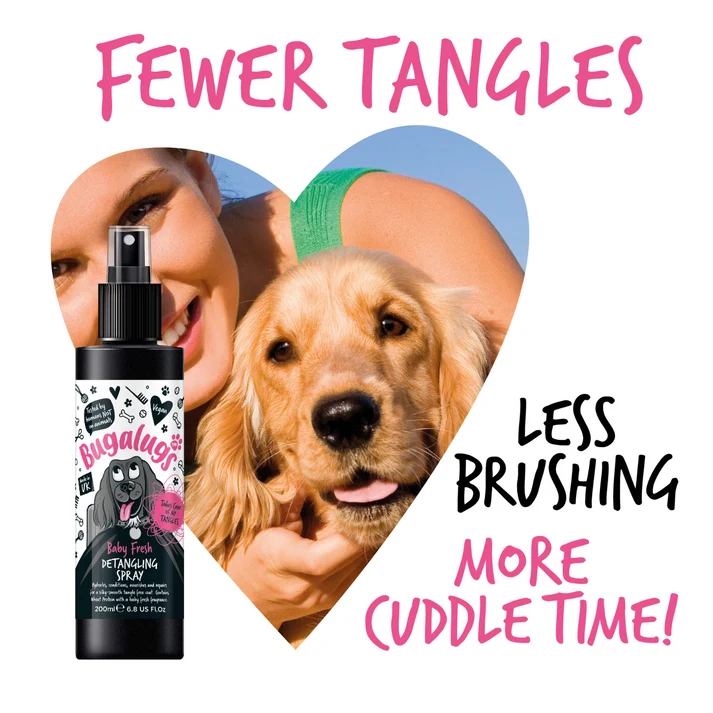 Bugalugs Baby Fresh Dog Detangling Spray 200ML