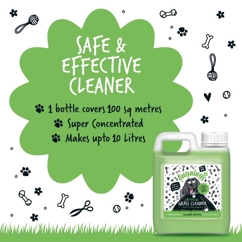 Bugalugs Artificial Grass Cleaner In Fresh Cut Grass Scent 1L