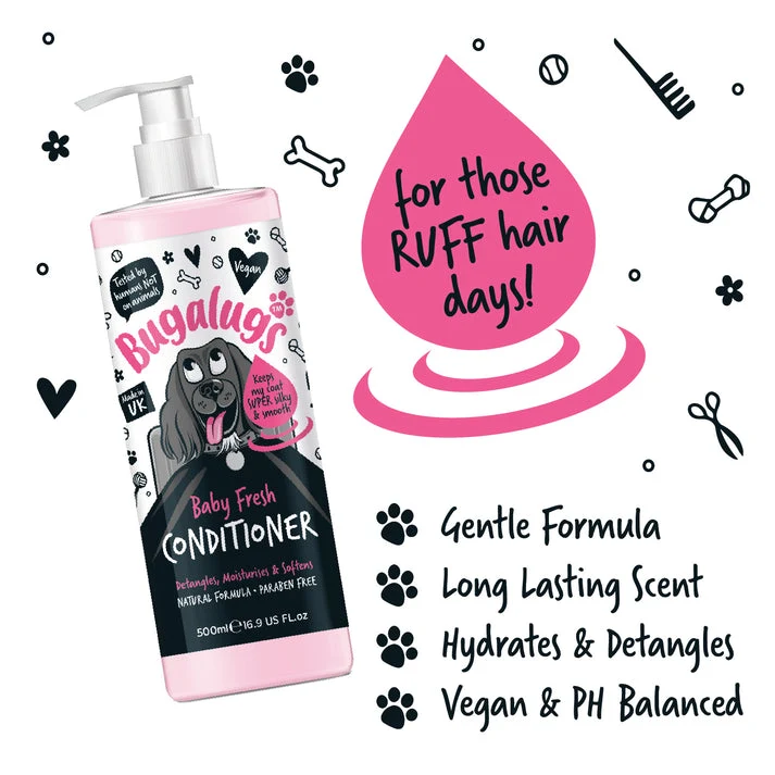 Bugalugs Baby Fresh Dog Conditioner - 500ML