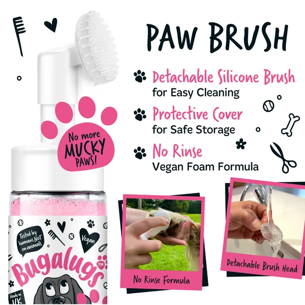 Bugalugs Baby Fresh No Rinse Paw Cleaner Foam 200ML