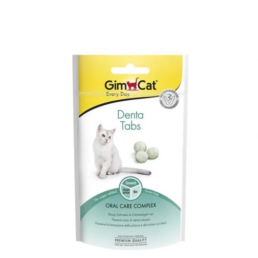 GimCat Denta Tabs 40 g – für Katzen