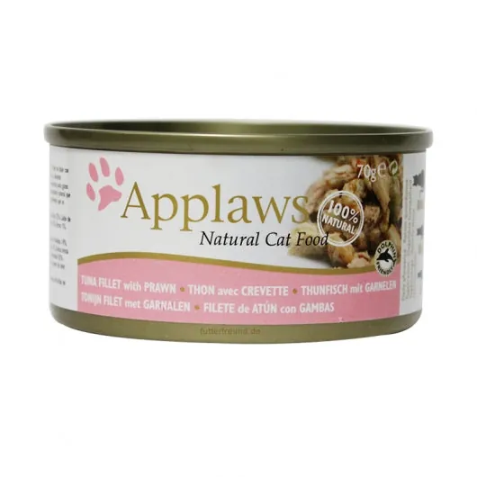 Applaws Cat Dose Thunfischfilet & Garnelen 24x156g – ohne Zusatzstoffe