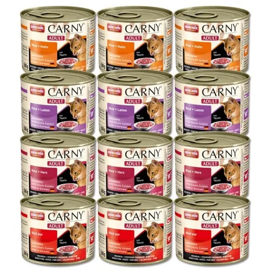 Animonda Carny Adult Mix 1 12x200g – ohne Zusatzstoffe