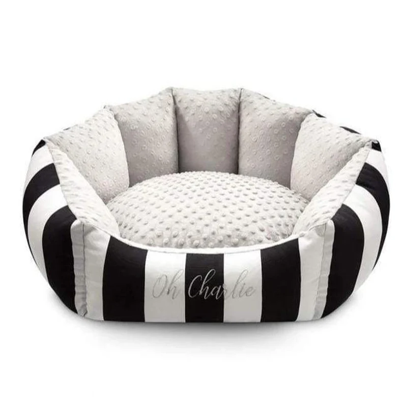 Oh Charlie Round Dog Bed Lisbon