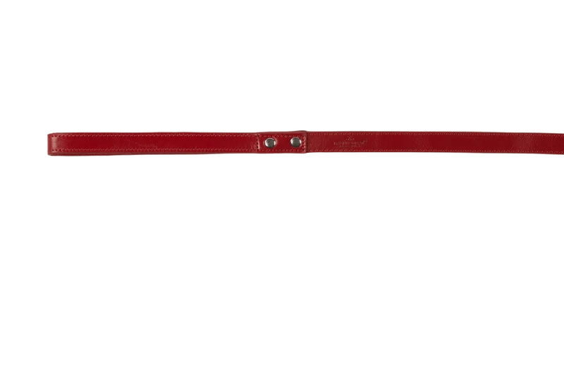 Baker & Bray Sustainable Leather Dog Collar & Lead Set | Rose