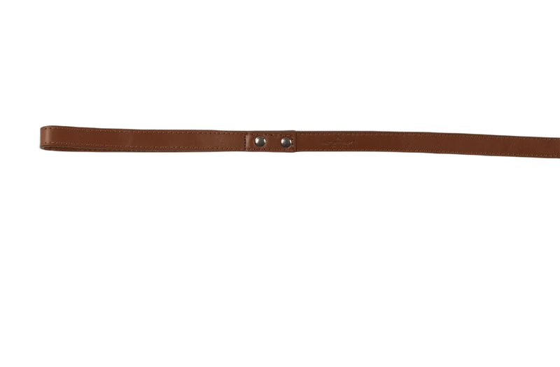 Baker & Bray Sustainable Designer Leather Dog Collar & Lead Set | Brown