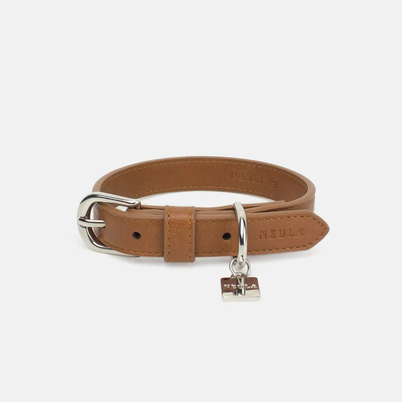 Neula Confidence Vegan Leather Dog Collar Walk Set