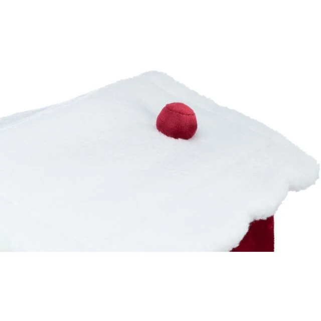 Trixie Christmas Nevio Cave for Dogs - RED/35X45X38CM