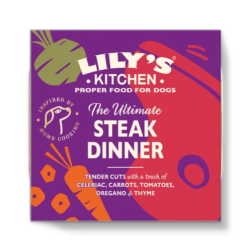 Lily's Kitchen The Ultimate Steak Dinner Wet Dog Food - 150G