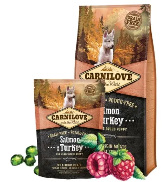 Carnilove Salmon & Turkey Large Breed Puppy Dry Food