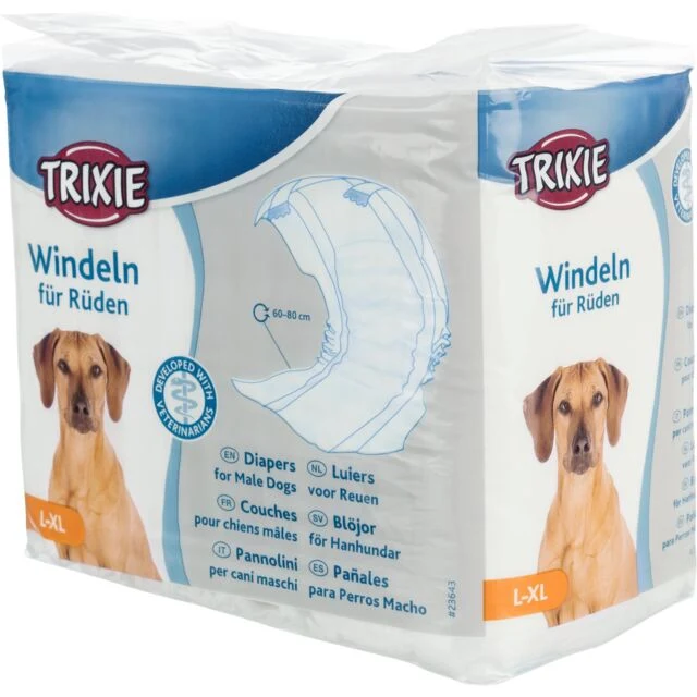Trixie Diapers for Male Dogs 12pcs - XS