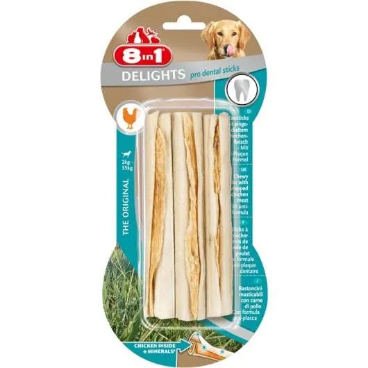 8in1 Dental Delights Kausticks – Zahnreinigend