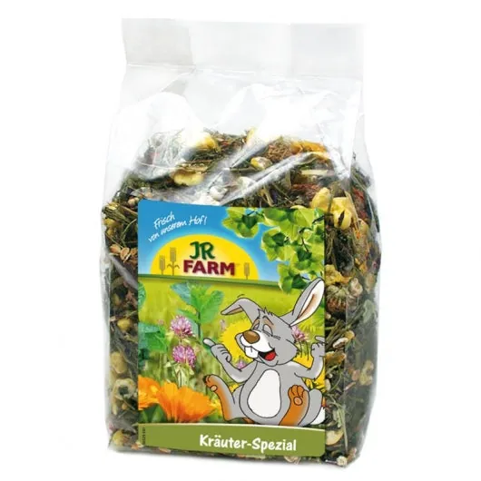 JR Farm Kräuter-Spezial – Rohfaserreicher Snack für Kleintiere