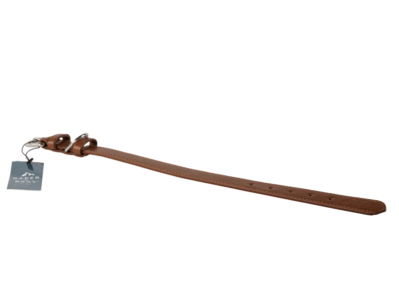 Baker & Bray Sustainable Leather Dog Collar | Brown