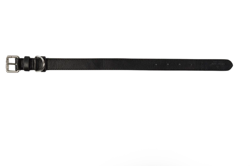 Baker & Bray Sustainable Leather Dog Collar | Black